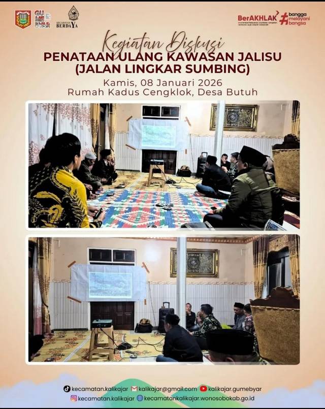 KEGIATAN DISKUSI PENATAAN ULANG KAWASAN JALISU(JALAN LINGKAR SUMBING)